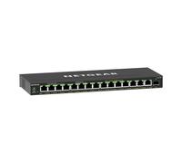 Plus GS316EP - Commutateur - Géré - 15 x 10/100/1000 (PoE+) + 1 x SFP - de bureau, fixation murale - PoE+ (180 W)