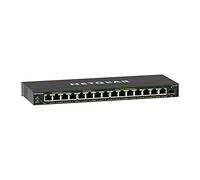 NETGEAR GS316EP-100PES commutateur réseau Géré Gigabit Ethernet (10/100/1000) Connexion Ethernet, supportant l'alimentation via ce port (PoE) Noir