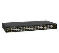 NETGEAR (GS348) Switch Ethernet 48 Ports RJ45 Gigabit (10/100/1000) , switch RJ45 Format Bureau /Rack, Boitier Robuste en Métal, Silencieux sans Ventilateur pour une Connectivité Simple et Abordable