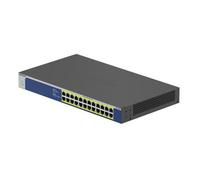 NETGEAR (GS524PP) SwitchEthernet PoE 24 ports Gigabit (10/100/1000), switch RJ45 avec 24 ports PoE+ @ 300W, Silencieux, bureau/rack et protection à vie ProSAFE