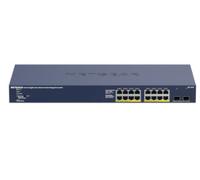 NETGEAR GS716TP - 16-port Gigabit Ethernet PoE+ Smart Managed Pro Switch with 2 SFP Ports and Cloud Management - Commutateur - intelligent - 16 x 10/100/1000 (PoE+) + 2 x 1000 Base-X SFP (liaison mont