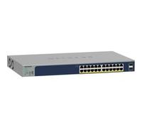 NETGEAR (GS724TP V3) Smart Switch Ethernet PoE Web Manageable 26 Ports Gigabit Via Cloud Insight, Switch RJ45 24 Ports PoE+ @ 190 W, 2 Ports SFP 1 Gigabit, Bureau/en Rack et Protection à Vie ProSAFE