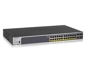 NETGEAR GS728TP Géré L2/L3/L4 Gigabit Ethernet (10/100/1000) Connexion Ethernet, supportant l'alimentation via ce port (PoE) 1U Noir