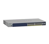 NETGEAR Switch Ethernet Web gérable professionnel GS728TP V3 – 28 ports Gigabit, 24 PoE+ 190W, 4 SFP