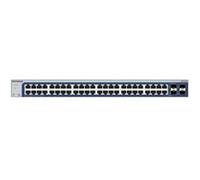 NETGEAR GS748T - V6 - commutateur - L3 Lite - intelligent - 48 x 10/100/1000 + 2 x Gigabit SFP + 2 x SFP Gigabit combiné - de bureau, Montable sur rack G