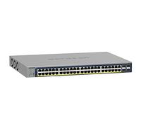 NETGEAR (GS752TPP V3) Smart Switch Ethernet PoE+ Web manageable Pro 52 Ports RJ45 Gigabit (10/100/1000), avec 48 Ports PoE+ 760 W, 4 Ports SFP 1 Gigabit, Bureau/Rack, Protection à Vie ProSAFE
