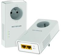 NETGEAR PLP2000-100FRS Adaptateur réseau CPL 2000 Mbit/s Ethernet/LAN Blanc 2 pièce(s)