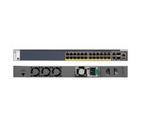 NETGEAR M4300-28G-PoE+(1000W)/US/EMEA Géré Gigabit Ethernet (10/100/1000) Connexion Ethernet, supportant l'alimentation via ce port (PoE) 1U Noir