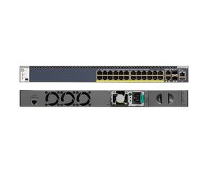 NETGEAR M4300-28G-PoE+(1000W)/US/EMEA Géré Gigabit Ethernet (10/100/1000) Connexion Ethernet, supportant l'alimentation via ce port (PoE) 1U Noir