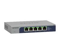 NETGEAR MS105 5-port multi-gig 2.5G Unmanaged Switch Metal Housing Fanless for Desktop and Wall Mounting