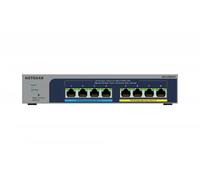 Netgear Commutateur Ethernet Plus MS108EUP 8 ports Ultra60 PoE++ Multi‑Gig 2,5G Gris