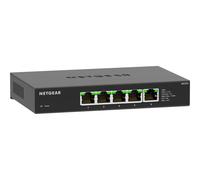 NETGEAR MS305 5-port multi-gig 2.5G Unmanaged Switch Metal Housing Fanless for Desktop and Wall Mounting
