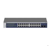 NETGEAR (GS724TV6) Smart Switch Web manageable Gigabit Ethernet 24 Ports, manageable, Gestion dans Le Cloud Insight 1 an en Option, avec 2 Ports SFP 1 Gigabit, sur Un Bureau ou en Rack