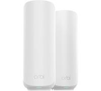 NETGEAR Système WiFi 7 Mesh Orbi (RBE372), Routeur + 1 Satellite, Fonctions de sécurité, BE3600, 3,6 Gbps, Couverture 240 m2, 70 appareils, Port Internet 2,5 G, Compatible Toutes Box Internet