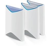NETGEAR Orbi Pro SRK60B03 - Système Wi-Fi (routeur, 2 rallonges) - jusqu'à 5 000 pieds carrés - 1GbE - Wi-Fi 5 - Tri-bande - fixation murale, montable sur plafond G