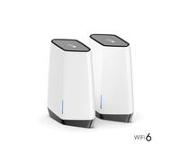 NETGEAR Orbi Pro SXK80: Système Mesh WiFi 6 Tri-bande (2.4/5/5 GHz) 8 antennes internes, MU-MIMO, 9 ports Ethernet, Algorithmes de sécurité WPA3