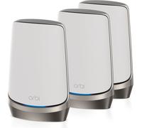 Netgear Orbi Quad-band RBKE963 AXE11000 WiFi 6E Mesh System - Gris - Blanc - Interne - Performance - Wi-Fi 6 (802.11ax) - 802.11a - 802.11b - 802.11g - Wi-Fi 4 (802.11n) - Wi-Fi 5 (802.11ac) - Wi-Fi 6
