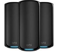 Système Mesh WiFi 7 quadribande NETGEAR Orbi Série 970 (RBE973SB) Black Edition - Routeur + 2 répéteurs satellites, sécurité, jusqu'à 27 Gbits/s, couvre 660 m2, 200 appareils, port internet 10 Gigabit