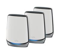NETGEAR Orbi RBK853 - Système Wi-Fi - (routeur, 2 rallonges) - maillage 1GbE, 2.5GbE - Wi-Fi 5, Wi-Fi 6 - Tri-bande