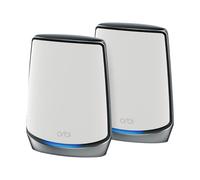 NETGEAR Orbi RBK852 AX6000 WiFi 6 Mesh System Tri-bande (2,4 GHz / 5 GHz / 5 GHz) Wi-Fi 6 (802.11ax) Gris, Blanc 8 Interne