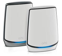 NETGEAR Orbi Système Wifi 6 Mesh RBK852 Tri-Band Vitesse Jusqu'à 6 Gbit/s - Couvre Jusqu'à 350m² et jusqu’à 60 appareils - Pack de