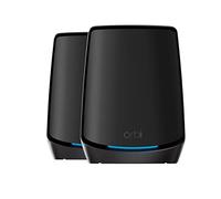 NETGEAR Orbi WiFi 6 Mesh (RBK862SB) | Systeme Mesh Tri Band | Couverture de 500 m² et 100 appareils | Vitesses jusqu'à 6Gbps (AX6000) | Compatible Toutes Box |Idéal Murs très épais| 1 an Armor Inclus