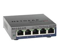 NETGEAR GS105E-200PES commutateur réseau Géré L2/L3 Gigabit Ethernet (10/100/1000) Gris
