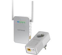 NETGEAR Powerline WiFi 1000 + Extra Outlet - Kit d'adaptation pour courant porteur 1GbE, HomePlug AV (HPAV) 2.0, IEEE 1901 - Wi-Fi 5 - Bi-bande - Branchement mural