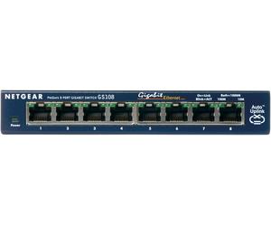 NETGEAR ProSafe 8-Port Gigabit Desktop Switch Non-géré Gigabit Ethernet (10/100/1000) Bleu
