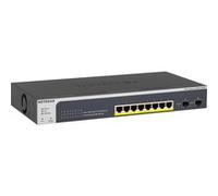 NETGEAR GS510TPP Géré L2/L3/L4 Gigabit Ethernet (10/100/1000) Connexion Ethernet, supportant l'alimentation via ce port (PoE) Noir