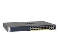 NETGEAR M4300-28G-PoE+(1000W)/US/EMEA Géré Gigabit Ethernet (10/100/1000) Connexion Ethernet, supportant l'alimentation via ce port (PoE) 1U Noir