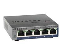 NETGEAR ProSafe Plus GS105E 5-port Gigabit Ethernet Switch - Commutateur - non géré - 5 x 10/100/1000 - Ordinateur de bureau