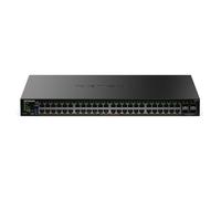 NETGEAR Série S350 Smart Switch manageable Essentials Gigabit Ethernet PoE+ 52 Ports - 48 Ports Gigabit PoE+ (Budget PoE 380W), 4 Ports SFP Gigabit dédiés, positionnement Bureau ou Rack (GS348TPv2)
