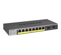 NETGEAR Smart GS110TP - V2 - commutateur - Géré - 8 x 10/100/1000 (PoE) + 2 x SFP - de bureau - PoE (46 W) G