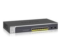 NETGEAR Smart GS510TLP - Commutateur - L3 Lite - intelligent - 8 x 10/100/1000 (PoE+) + 2 x SFP - de bureau, Montable sur rack - PoE+ (75 W) - pour NETGEAR WAC740 4 x 4
