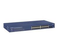 NETGEAR Smart GS724TPv2 - Commutateur - intelligent - 24 x 10/100/1000 (PoE+) + 2 x 1000 Base-X SFP (liaison montante) - Montable sur rack - PoE+ (190 W) G
