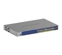 NETGEAR Smart GS728TXP - V3 - commutateur - L3 Lite - intelligent - 24 x 10/100/1000 (PoE+) + 4 x SFP+ - de bureau, Montable sur rack - PoE+ (190 W) G