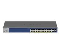 Netgear : 24P GE SMART SWTH W/10G SFP+ (GS728TXV3)