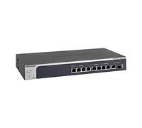 Netgear Smart Switch manageable Professionnel 10 Ports Multi-Gigabit/10 Gigabit (MS510TX) - avec 1 Port SFP+ 10 Gigabit, Bureau/en Rack et Protection à Vie ProSAFE Gris