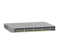 NETGEAR GS752TP-300EUS commutateur réseau Géré L2/L3/L4 Gigabit Ethernet (10/100/1000) Connexion Ethernet, supportant l'alimentation via ce port (PoE) 1U Noir