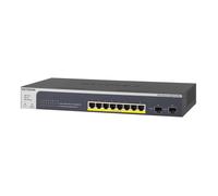 NETGEAR GS510TPP Géré L2/L3/L4 Gigabit Ethernet (10/100/1000) Connexion Ethernet, supportant l'alimentation via ce port (PoE) Noir