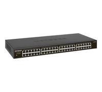 NETGEAR (GS348) Switch Ethernet 48 Ports RJ45 Gigabit (10/100/1000) , switch RJ45 Format Bureau /Rack, Boitier Robuste en Métal, Silencieux sans Ventilateur pour une Connectivité Simple et Abordable
