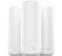 Netgear Orbi Série 370 RBE373 – Système Mesh WiFi 7 (routeur+2 satellites) Jusqu'à 3,6 Gbits/s Blanc