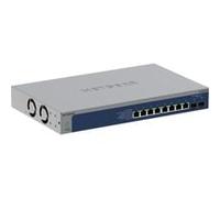 NETGEAR (XS508TM) Smart Switch Web manageable 10 Gigabit Multi-Gigabit Ethernet 10 Ports - 8 Ports Multi-Gigabit, 2 Ports SFP+ 10 Gigabit, Administration Cloud Insight, Mur ou Rack, Protection à Vie