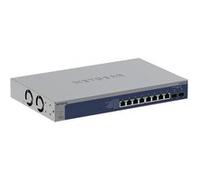 NETGEAR (XS508TM) Smart Switch Web manageable 10 Gigabit Multi-Gigabit Ethernet 10 Ports - 8 Ports Multi-Gigabit, 2 Ports SFP+ 10 Gigabit, Administration Cloud Insight, Mur ou Rack, Protection à Vie