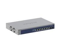 NETGEAR (XS508TM) Smart Switch Web manageable 10 Gigabit Multi-Gigabit Ethernet 10 Ports - 8 Ports Multi-Gigabit, 2 Ports SFP+ 10 Gigabit, Administration Cloud Insight, Mur ou Rack, Protection à Vie