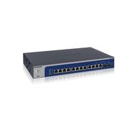 NETGEAR XS512EM Switch Géré L2 12x10G Ethernet RJ45 + 2xSFP+ 240Gbit/s Rackable 1U, QoS, VLAN, Jumbo Frames 9000, 32K MAC, Bleu/Gris