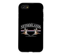 Netherlands Black-Tailed Godwit Vintage Dutch Souvenir Coque pour iPhone SE (2020) / 7/8