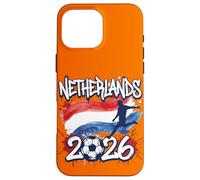 Netherlands NED 26 Peinture pour Fan Motif Drapeau néerlandais Graffiti Art Coque pour iPhone 16 Pro Max