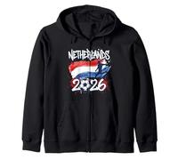 Netherlands NED 26 Peinture pour Fan Motif Drapeau néerlandais Graffiti Art Sweat à Capuche